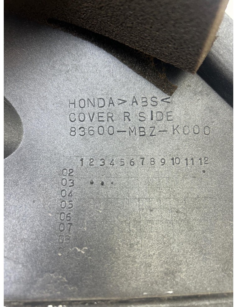 Carénage latéral droit origine HONDA CB600 F Hornet 2003 - 2006