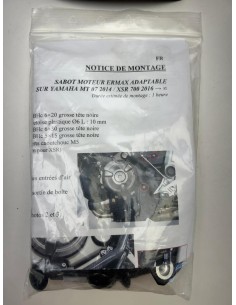 Sabot moteur Ermax YAMAHA MT 07 2014 - 2017 2