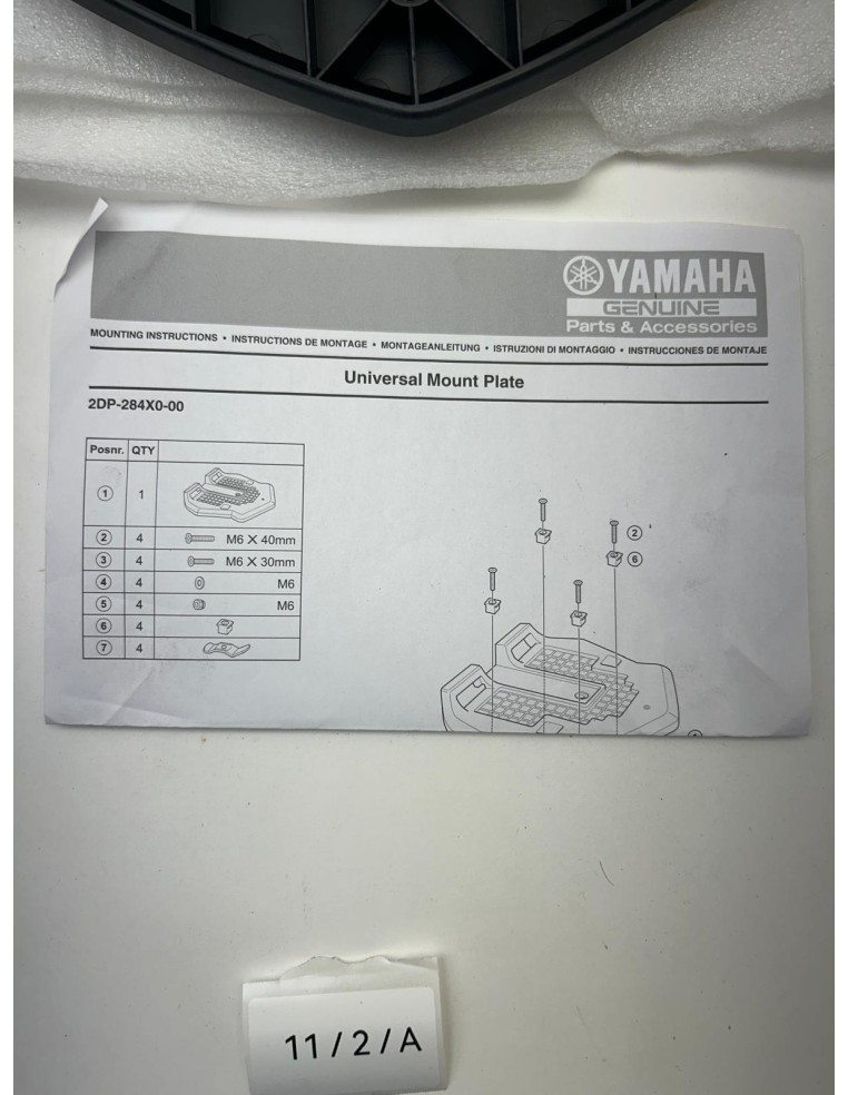 Platine de fixation pour top case Yamaha CITY 30L YAMAHA Zuma 50 2012 - 2019 | Occasion - RALY