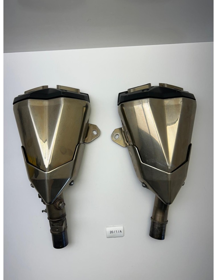 Silencieux d'échappement droit et gauche origine KAWASAKI Z1000 2010 - 2013 | Occasion - RALY