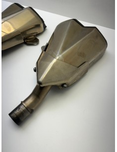 Silencieux d'échappement droit et gauche origine KAWASAKI Z1000 2010 - 2013 | Occasion - RALY 2