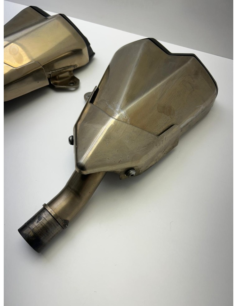 Silencieux d'échappement droit et gauche origine KAWASAKI Z1000 2010 - 2013 | Occasion - RALY