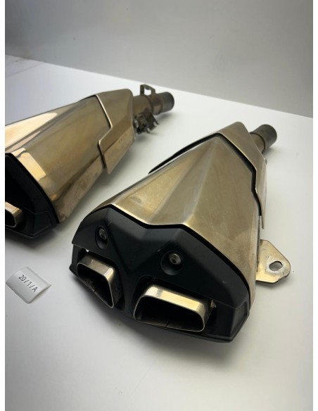 Silencieux d'échappement droit et gauche origine KAWASAKI Z1000 2010 - 2013 | Occasion - RALY