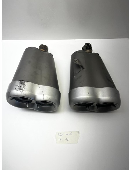 Paire de silencieux d'échappement / Pot d'échappement origine YAMAHA VMAX 1700 2009 - 2017