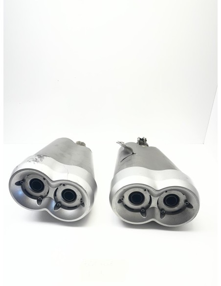 Paire de silencieux d'échappement / Pot d'échappement origine YAMAHA VMAX 1700 2009 - 2017