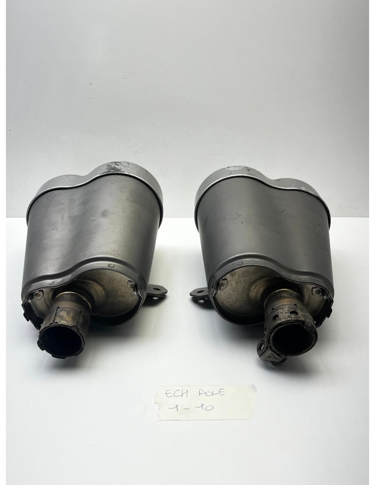Paire de silencieux d'échappement / Pot d'échappement origine YAMAHA VMAX 1700 2009 - 2017