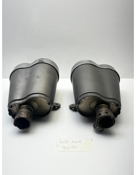 Paire de silencieux d'échappement / Pot d'échappement origine YAMAHA VMAX 1700 2009 - 2017