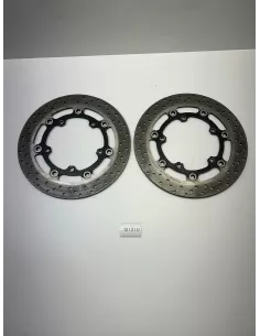 Paire de disques de frein avant origine YAMAHA FZ8 2011 - 2015
