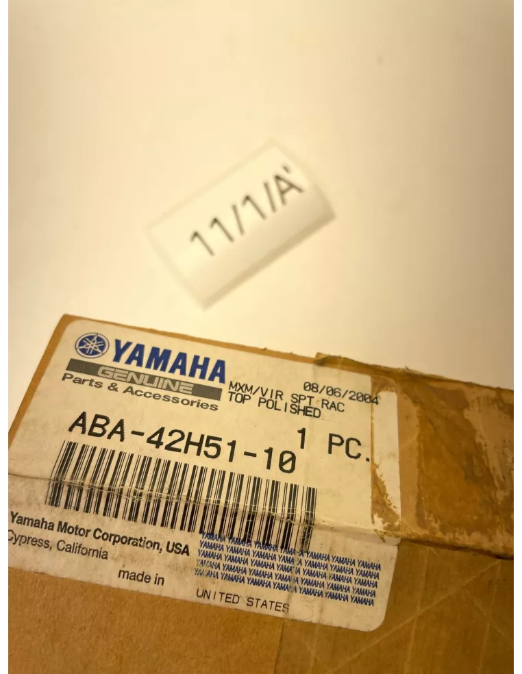 Porte bagages poli origine AMAHA XV 1000 Virago 1984 - 1985