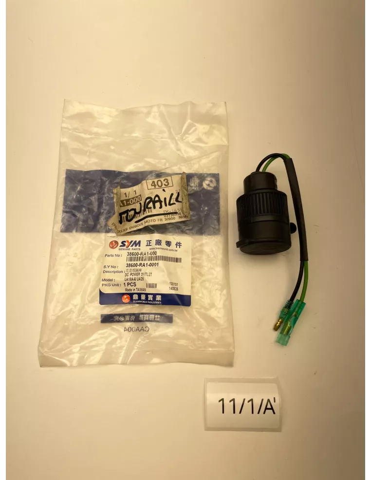 Prise allume cigare 12V origine - tous les véhicules SYM
