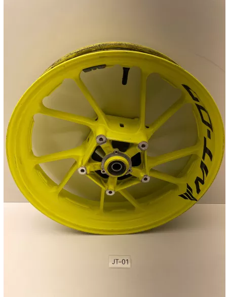 Jante avant origine jaune fluo YAMAHA MT 07 2014 - 2020