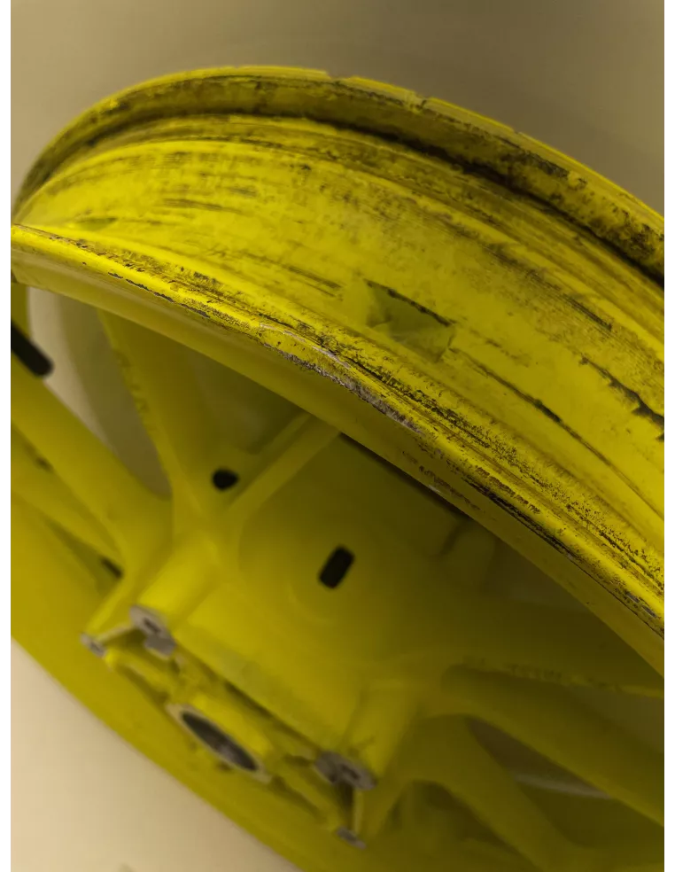 Jante avant origine jaune fluo YAMAHA MT 07 2014 - 2020