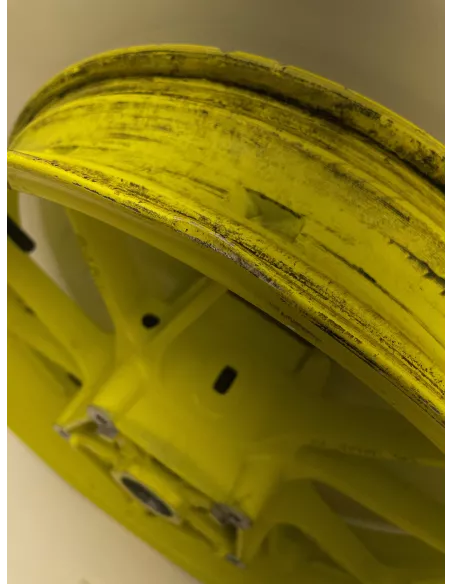 Jante avant origine jaune fluo YAMAHA MT 07 2014 - 2020