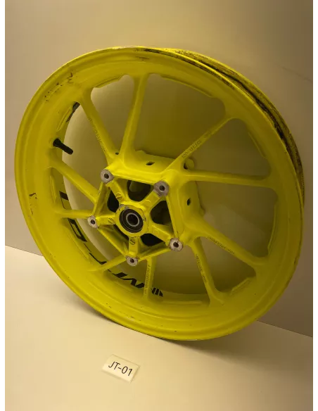 Jante avant origine jaune fluo YAMAHA MT 07 2014 - 2020