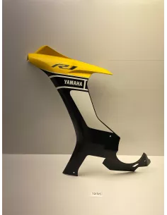 Carénage avant gauche origine jaune YAMAHA R1 2016 (60th anniversary)