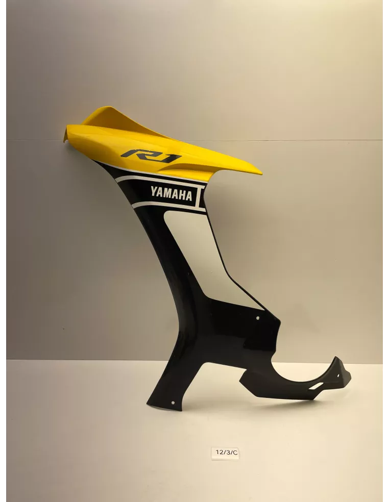 Carénage avant gauche origine jaune YAMAHA R1 2016 (60th anniversary)