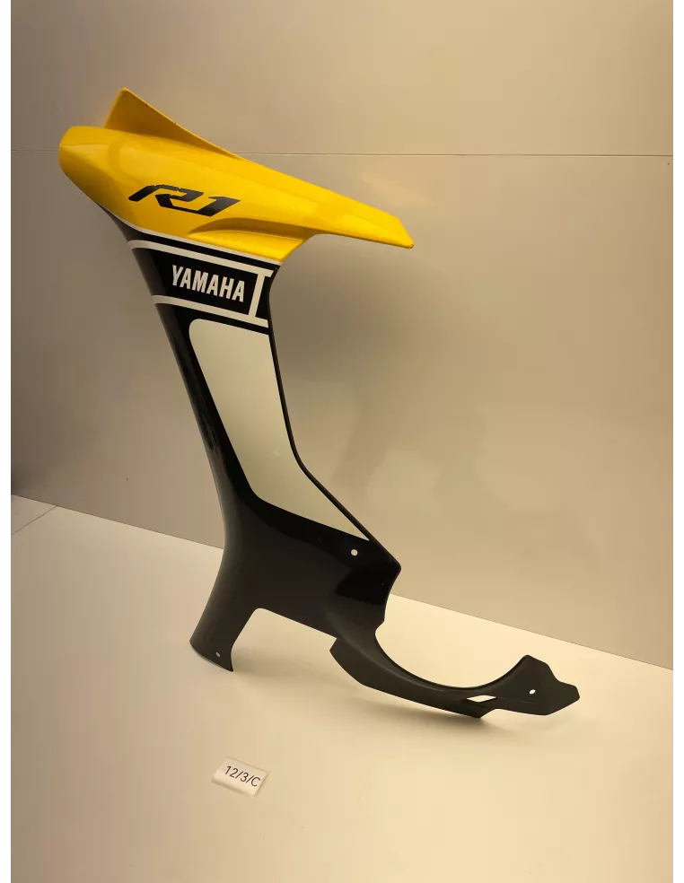Carénage avant gauche origine jaune YAMAHA R1 2016 (60th anniversary)