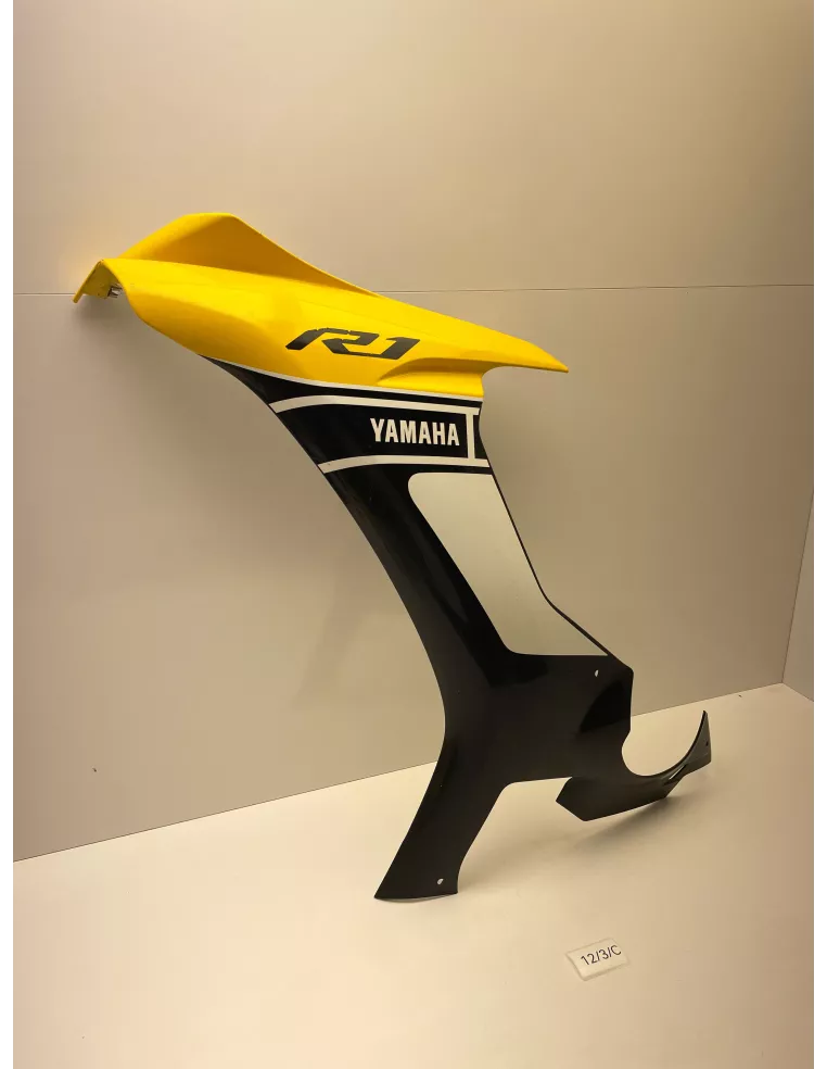 Carénage avant gauche origine jaune YAMAHA R1 2016 (60th anniversary)