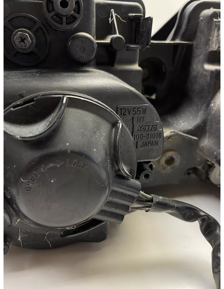 Tête de fourche avec phares origine YAMAHA R1 2009 - 2011