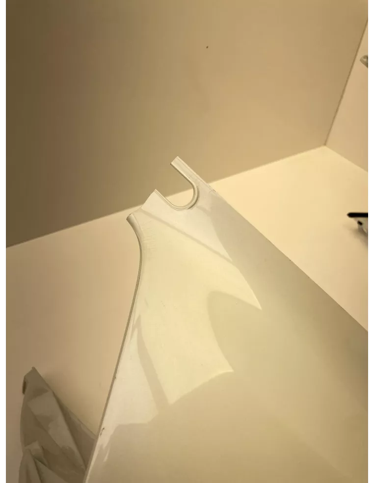 Tête de fourche origine blanche YAMAHA R1 2009 - 2014