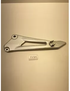 Platine de repose pieds arrière gauche origine YAMAHA YBR 125  2005 - 2021