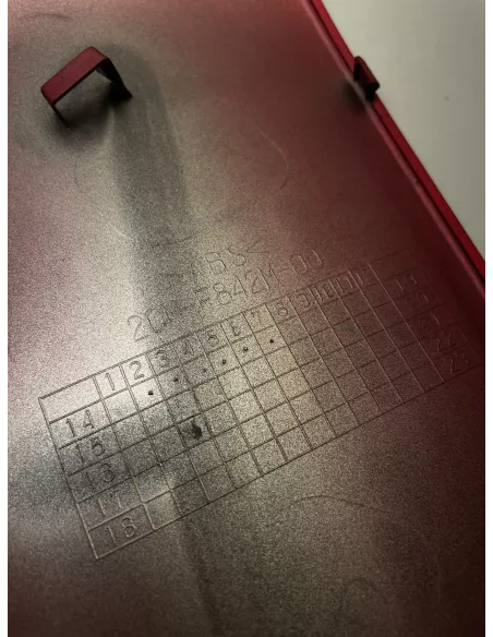 Carénage intérieur gauche origine rouge YAMAHA TRICITY 125 2014 - 2018