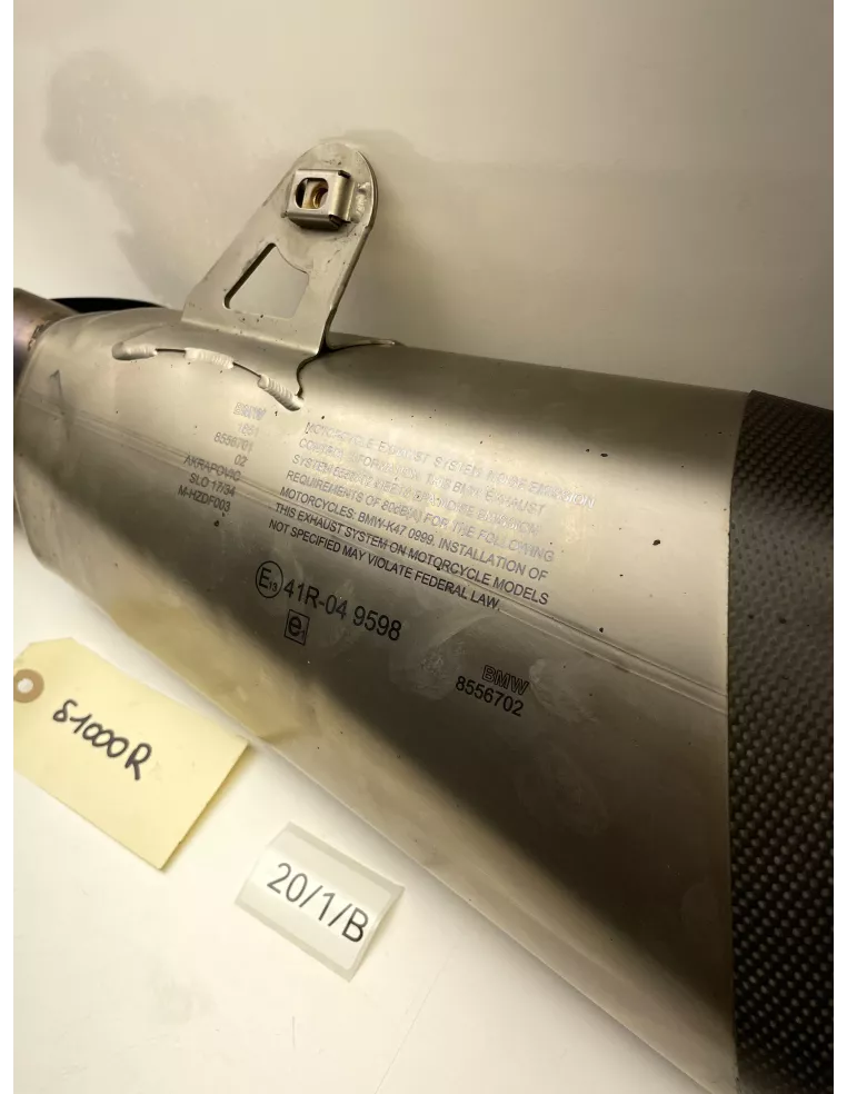 Silencieux d'échappement Akrapovic Titane HP BMW S 1000 R 2014 - 2016