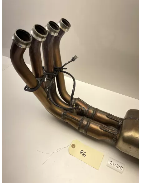 Collecteur d'échappement origine YAMAHA R6 2017 - 2025