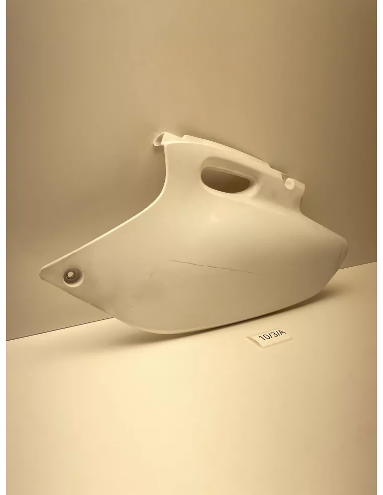 Carénage latéral gauche blanc origine YAMAHA YZ 250 F 2001 - 2002