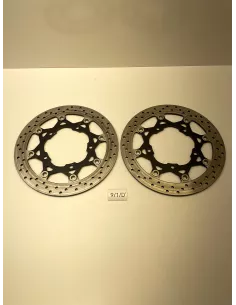 Paire de disques de frein avant origine SUZUKI GSR 600 2006 - 2010