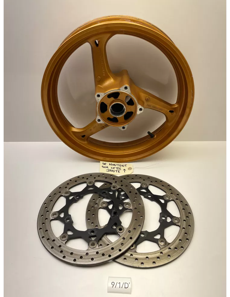 Paire de disques de frein avant origine SUZUKI GSR 600 2006 - 2010