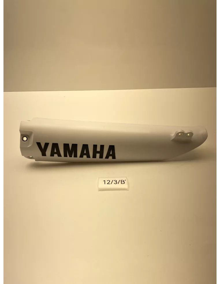 Protège fourche gauche blanc origine YAMAHA YZ 125 2005 - 2007 - occasion