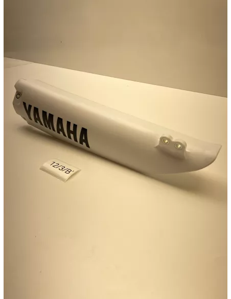 Protège fourche gauche blanc origine YAMAHA YZ 125 2005 - 2007 - occasion (photo 3)