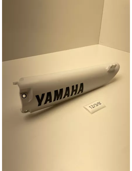 Protège fourche gauche blanc origine YAMAHA YZ 125 2005 - 2007 - occasion (photo 4)
