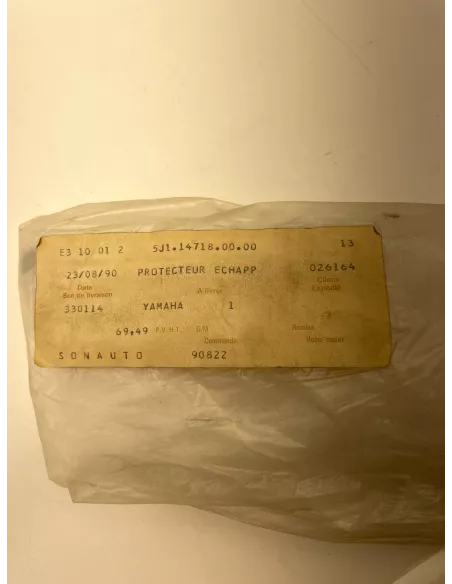 Protection de silencieux d'échappement origine YAMAHA DT 50 MX 1981 - 1992 - occasion (photo 5)