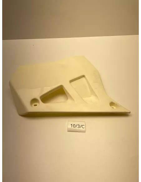 Ecope de radiateur droite origine blanche YAMAHA DT 50 R 1989 - 1995 - occasion (photo 5)