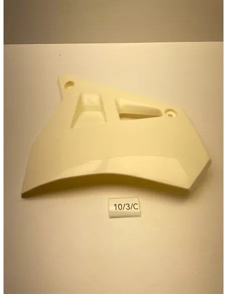 Ecope de radiateur droite origine blanche YAMAHA DT 50 R 1989 - 1995 - occasion (photo 6)