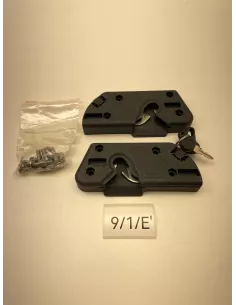 Kit de barillets et clés origine pour valises semi-rigides YAMAHA MT 09 Tracer 2015 - 2017 – 2PP-FS0SC-L0-CK