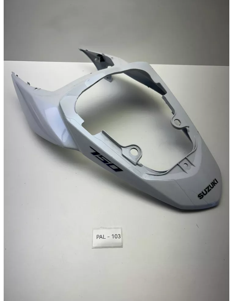 Coque arrière blanche origine SUZUKI GSR 750 2011 - 2014 – 47311-08J
