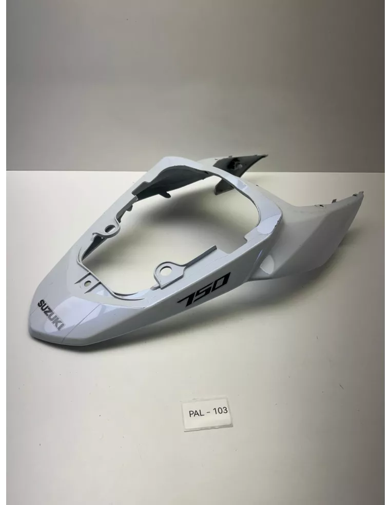 Coque arrière blanche origine SUZUKI GSR 750 2011 - 2014 – 47311-08J