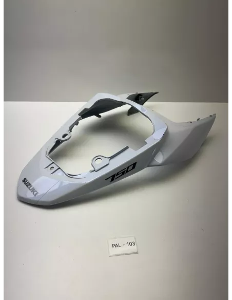 Coque arrière blanche origine SUZUKI GSR 750 2011 - 2014 – 47311-08J