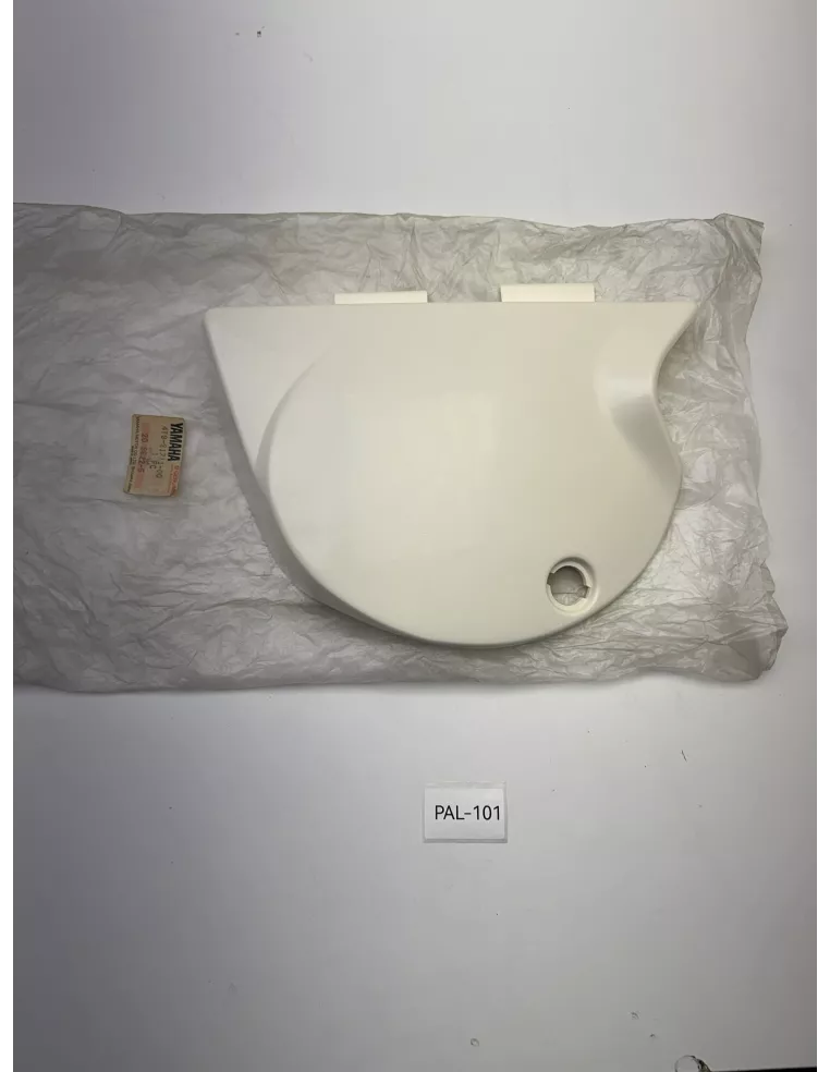 Cache latéral gauche origine blanc YAMAHA XT 500 1976 - 1979 – 4T9-21711-00