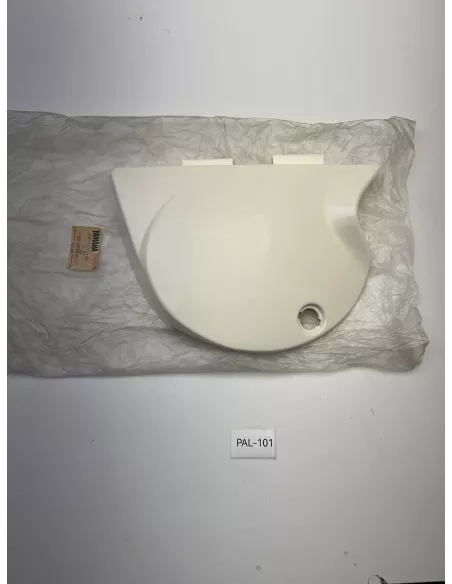 Cache latéral gauche origine blanc YAMAHA XT 500 1976 - 1979 – 4T9-21711-00