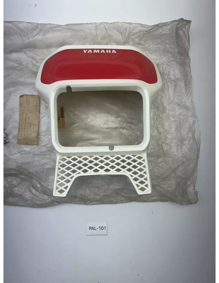 Plaque phare origine rouge et blanche YAMAHA DT 125 R 1989 - 1990 – 1VJ-W2834-01
