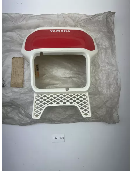 Plaque phare origine rouge et blanche YAMAHA DT 125 R 1989 - 1990 – 1VJ-W2834-01