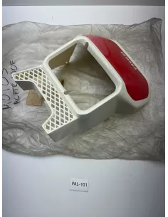 Plaque phare origine rouge et blanche YAMAHA DT 125 R 1989 - 1990 – 1VJ-W2834-01 2