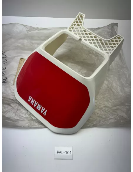 Plaque phare origine rouge et blanche YAMAHA DT 125 R 1989 - 1990 – 1VJ-W2834-01