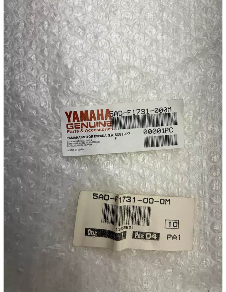Carénage latéral gauche origine rouge YAMAHA YN 100 Neos 1999 - 2003 – 5AD-F1721-00
