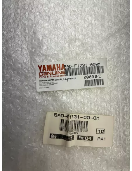 Carénage latéral gauche origine rouge YAMAHA YN 100 Neos 1999 - 2003 – 5AD-F1721-00