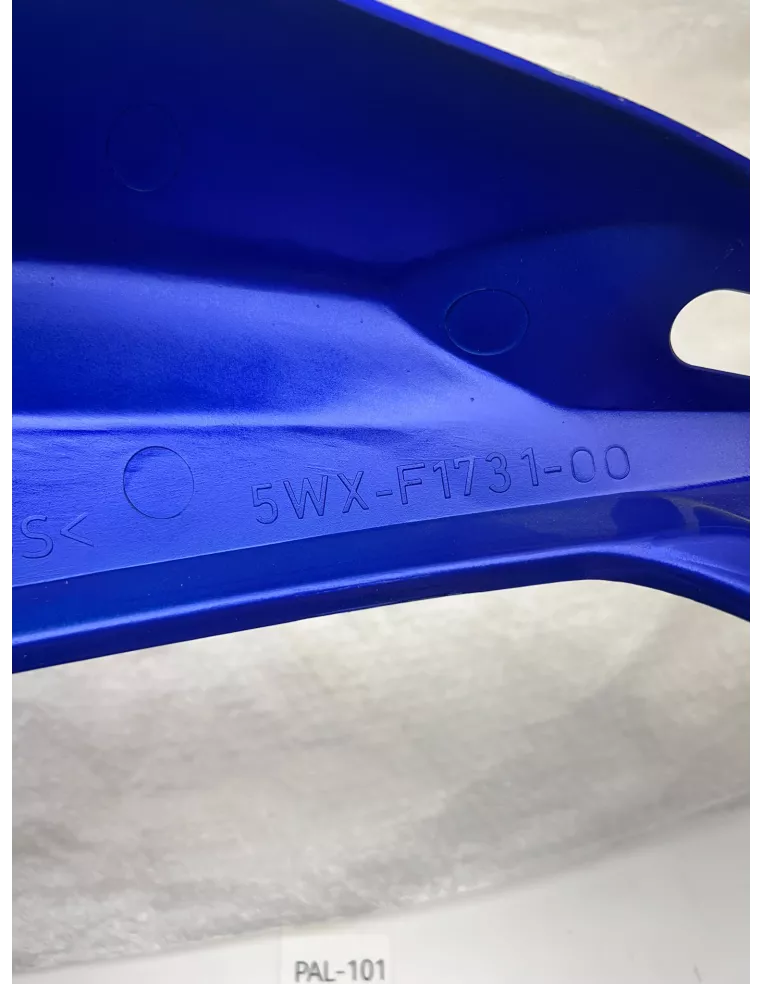 Flanc de carénage arrière gauche origine bleu YAMAHA TZR 50 2003 - 2012 – 5WX-F1731-00